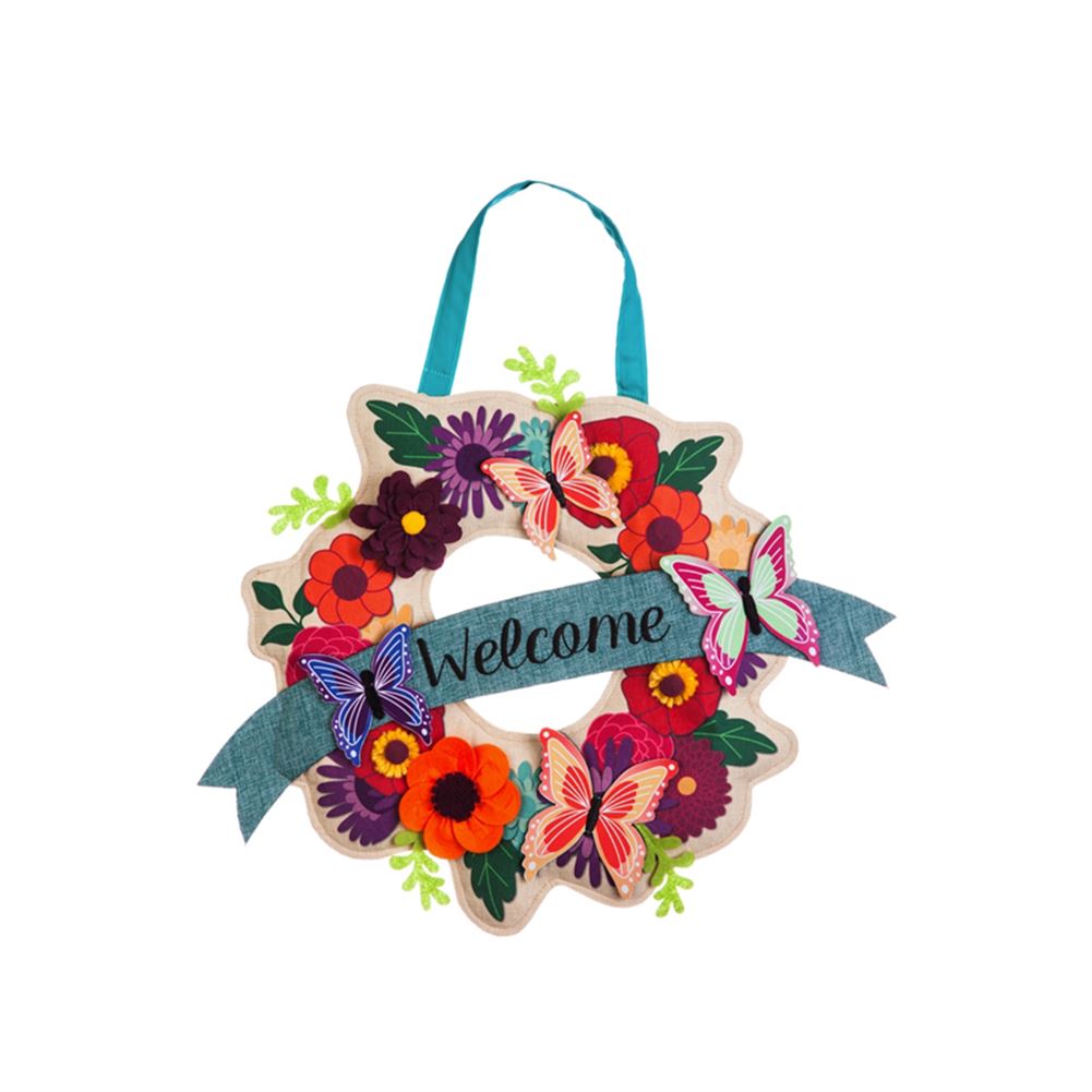 Evergreen Door Decor Butterfly Garden