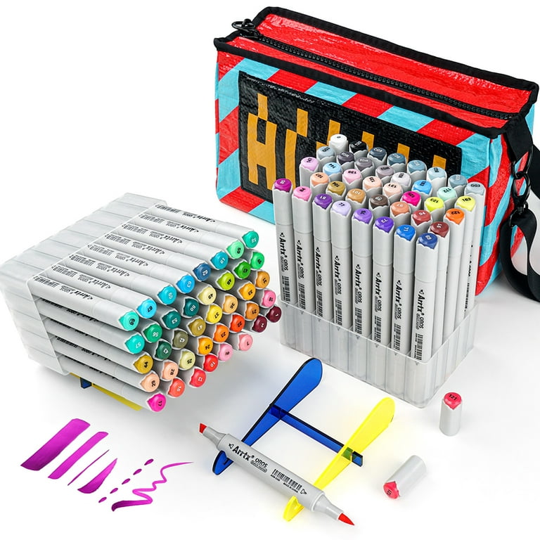 Arrtx Double-sided Marker Pens Oros, 80 Colours - merXu - Negotiate prices!  Wholesale purchases!