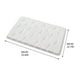 thumbnail image 3 of Alfombrilla de baño para inodoro con forro polar, absorbente de agua y antideslizante. Alfombrilla de baño con textura para separar zonas húmedas y secas. Alfombra suave y absorbente para el suelo, 3 of 6