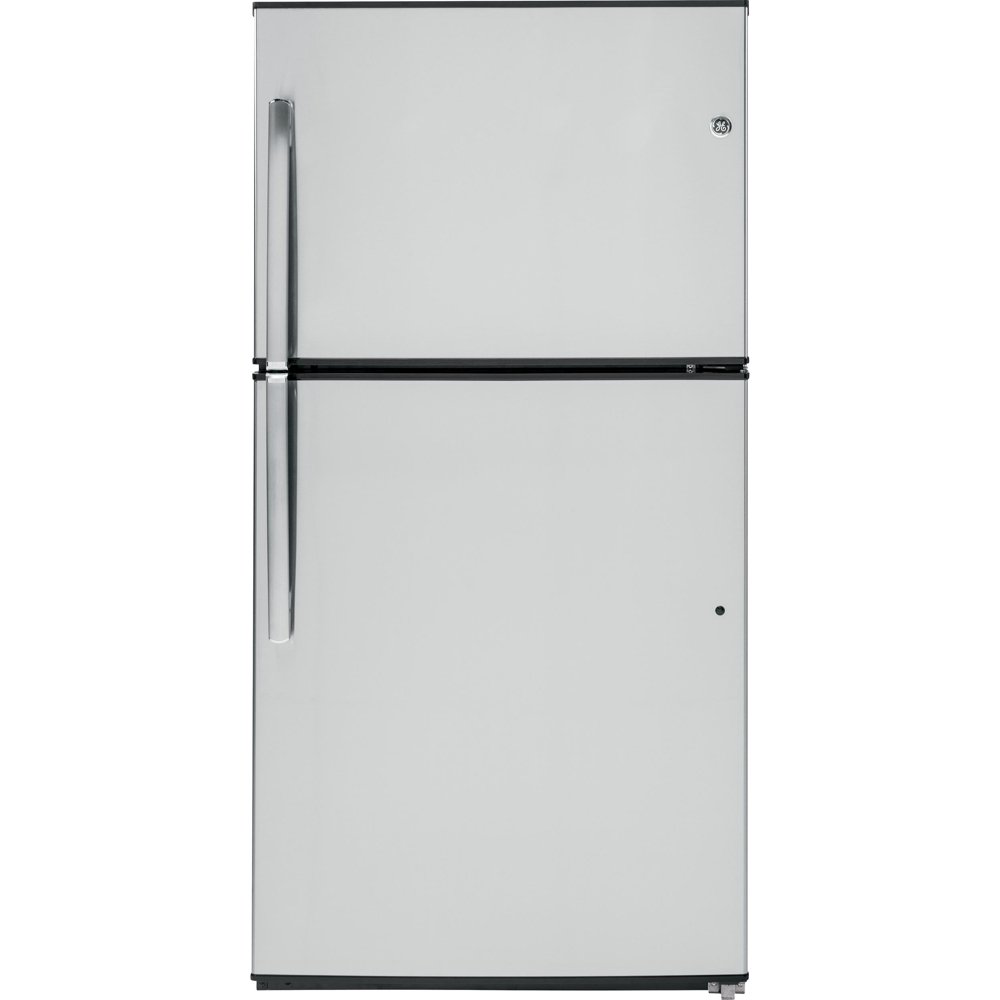 GE Appliances GTE21GSHSS 33 Inch Freestanding Top Freezer Refrigerator