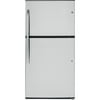 GE Appliances GTE21GSHSS 33 Inch Freestanding Top Freezer Refrigerator Stainless Steel
