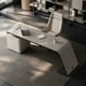thumbnail image 3 of Designer Light Luxury Office Desk Boss Vanity Light Luxury Boss Computer Desks Organizer Home Mesa Escritorio Office Furniture My Lux Decor Round, 3 of 34
