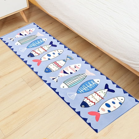 Out Door Settings 24''x16'' Flannel Door Mat Bathroom Bedroom Kitchen Shower Floor Rug In and Out Non-slip Doormat Home Decoration ()