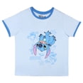 thumbnail image 3 of Conjunto de Remera y Shorts para Niñas Disney Lilo y Stitch Azul, 3 of 8