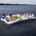 thumbnail image 6 of Bestway Hydro Force Breeze Bloc Party Island, Large 4 Person Inflatable Lounger Float, 6 of 6