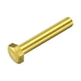 thumbnail image 1 of Unique Bargains Brass Hex Bolts, M10x60mm 1 Pack Fully Thread Grade 4.8 Machine Screws, 1 of 4
