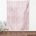 thumbnail image 4 of Ambesonne Floral Fabric by the Yard, Flower Petals Spring Pattern, 10 Yards, Pink Blue Grey and Ivory, 4 of 5