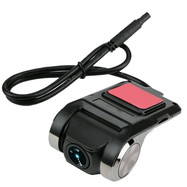 Mini grabadora de video DVR para automóvil HD 720P Cámara de tablero Grabadora de conducción ADAS con GPS inteligente