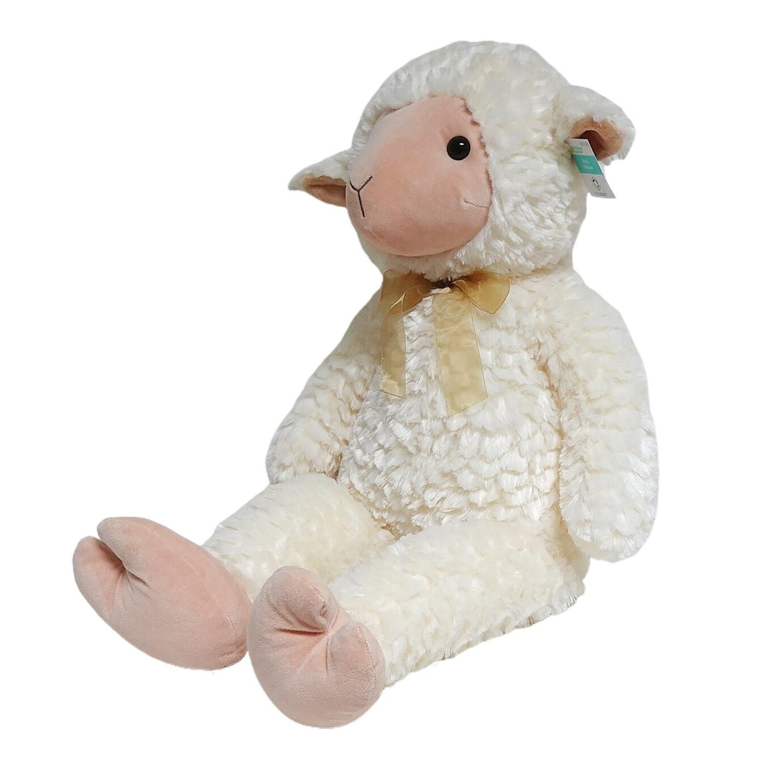 Way To Celebrate Easter Plush 35inch Extra Large Lamb Cream