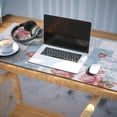 thumbnail image 3 of Long Mouse Pads for Desk,Pioneer Flower Floral Print Pattern Desk Mats on Top Of Desks, Desk Mouse Pad Extra Large with 3mm Non-Slip Base and Stitched Edge for Gaming,Office,Work,Home 35.4"x15.7", 3 of 6
