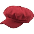 thumbnail image 7 of CoCopeaunts Newsboy Hats for Women Solid Ladies Baker Boy Hat Female Beret Hat Autumn Winter Vintage Octagonal Cap, 7 of 7
