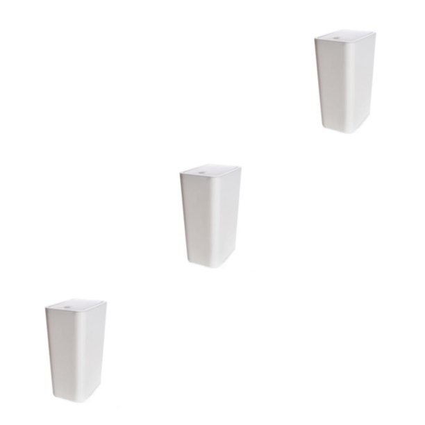 Monstrate Cubo de basura multiusos Solución de gestión de residuos Cubos de basura que ahorran espacio Bote de basura Durable blanco S Type1 NO1