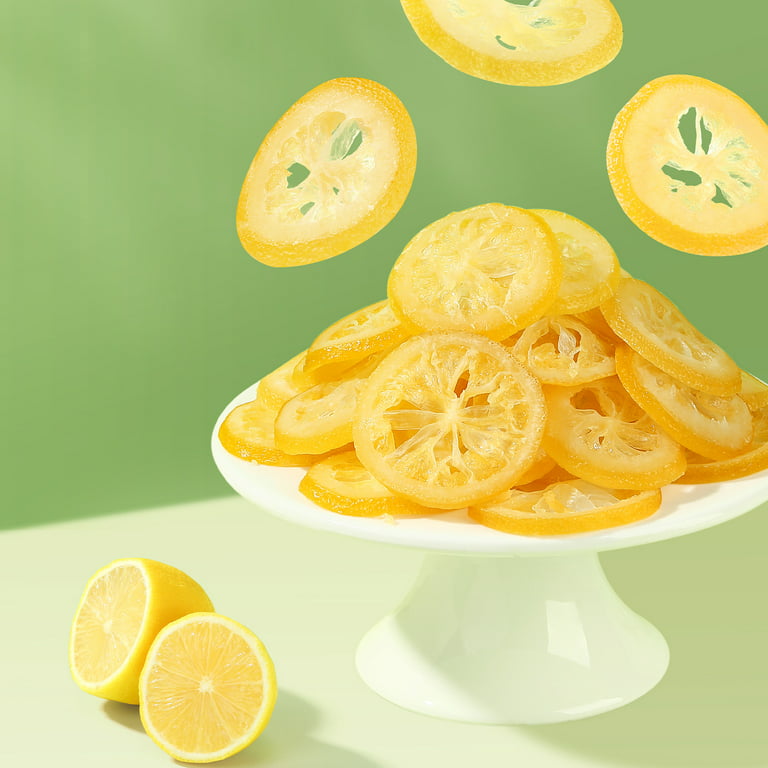 Bestore Dried Lemon Slices Lemon Tea 2 Pack Dried Fruit Snacks 4.93 Oz 