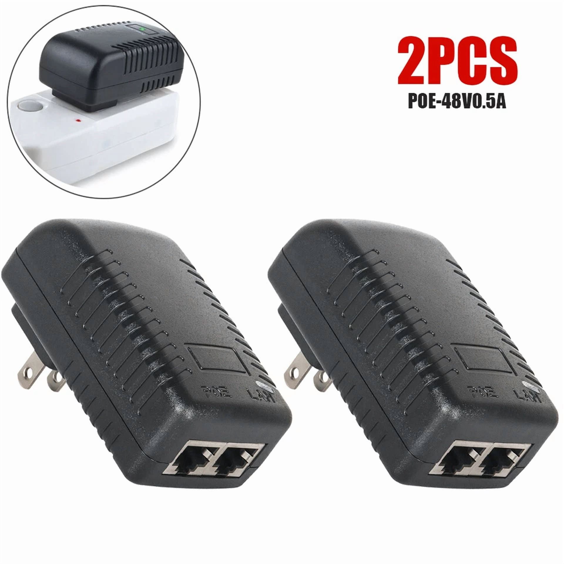 BUTTERFLY- 2X Poe Injector 48V 0.5A Power Over Ethernet Adapter For Poe Ip Camera Switch