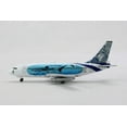 thumbnail image 4 of Boeing 737-200 Commercial Aircraft "Aviatsa Honduras" (HR-MRZ) White w/Blue Graphics 1/400 Diecast Model Airplane by GeminiJets, 4 of 4
