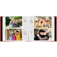 thumbnail image 3 of Pioneer Photo Album 4"X6" 200 Pocket Sewn Leatherette Frame Bi Directional Album Red, 3 of 4