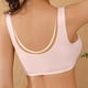 thumbnail image 5 of 2 piezas de sujetador de yoga sin aros con hebilla frontal y encaje para mujer: informal, sexy, sin costuras y ajustable, 5 of 5