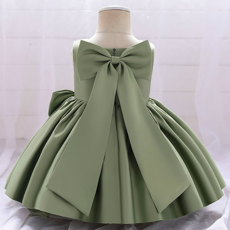Floor touch dress for baby girl cheap