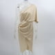 thumbnail image 3 of Vestidos de Fiesta Elegantes para mujer Traje de vacaciones con cremallera de color sólido irregular Cgtredaw Beige T M para Mujer, 3 of 9