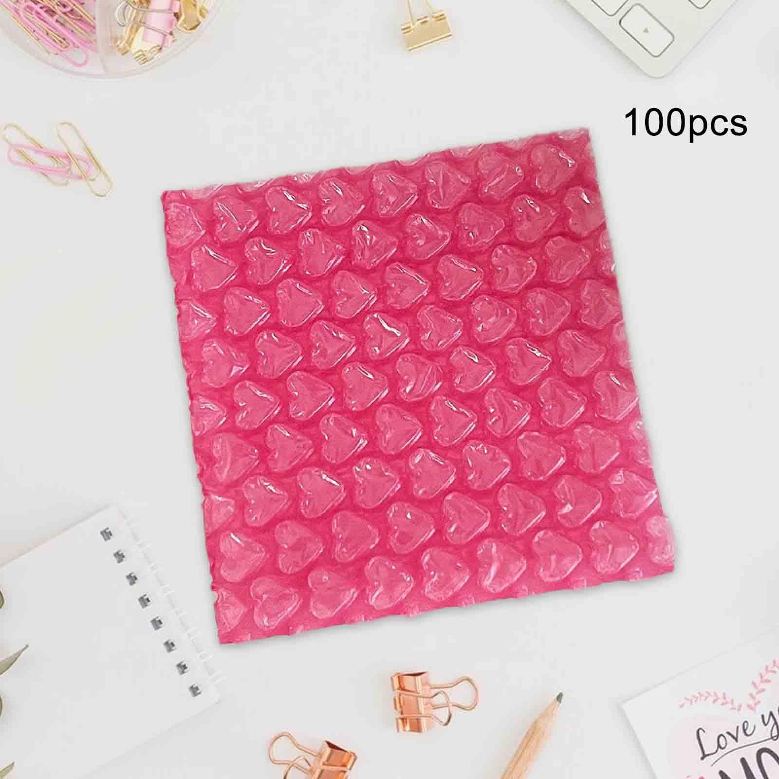 figatia 4xLove Heart Shaped Anti Static Bubble Pouches for Packing Storage