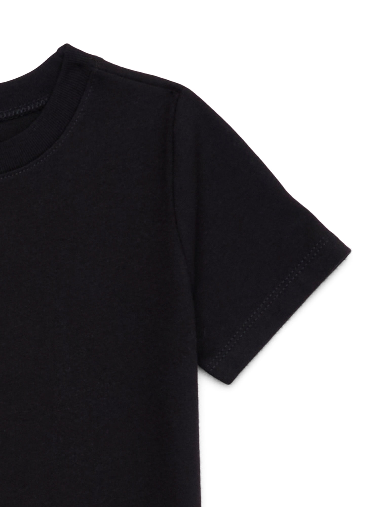 Garanimals Toddler Boys Solid Tee with Short Sleeves, Sizes 18M-5T