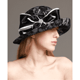 thumbnail image 3 of Yoyauz Kentucky Church Derby Dress Clock Hat Sweet Cute Floral Bucket Hat, 3 of 5