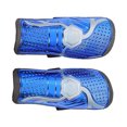 thumbnail image 4 of 2 protectores de piernas de fútbol ajustables protectores de piernas para adultos y niños de plástico galvanizado m azul, 4 of 10