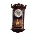 thumbnail image 2 of Reloj romano en miniatura para casa de muñecas, accesorios para muñecas, decoración, bricolaje, 1:12 Campanas planas, 2 of 9