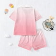 thumbnail image 3 of zbxnLI Womens Pajamas Set Short Sleeve Button down Tops and Shorts Bottoms Sleepwear Soft Loungewear 2 Piece Pjs, 3 of 4