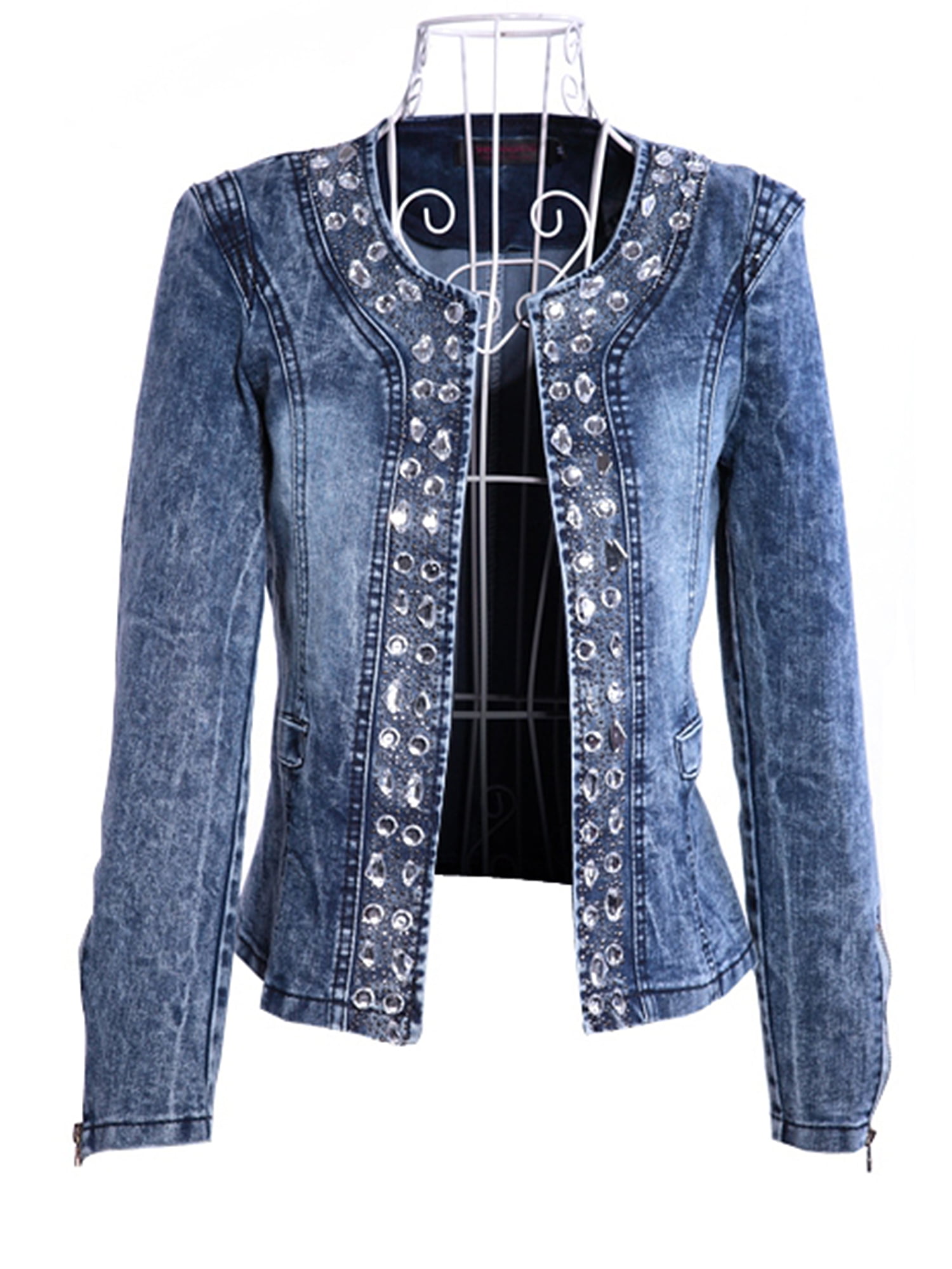 long jean jackets for ladies