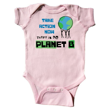 

Inktastic Take Action Now There is No PLANet B with Planet Earth Gift Baby Boy or Baby Girl Bodysuit