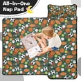 thumbnail image 4 of Baseball Football Pattern Toddler Nap Mats for Kids Preschool,Sleeping Mat Bag or Kids,Toddler Sleeping Bag,Toddler Nap Mat or Daycare, 4 of 6