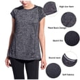 thumbnail image 4 of Women's T-Shirt Ultimate Short-Sleeve Lightweight Workout Running Yoga Fitness Sports T-Shirts, 4 of 6