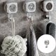 thumbnail image 2 of Strong Adhesion Wall Hook Sturdy Suction Cup Easy Install Reusable Bathroom Kitchen Home Organization Silver, 2 of 5