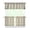 White-32, variant on Kitchen Window Curtains over Sink Blue Grey Baroque 24 Inch 3 Pieces Set Small Window Cafe Curtains for Home Decor Rod Pocket Tier Drapes
