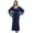 Navy Blue, variant on Bimba Long Printed Kimono Sleeve Kaftan Designer Night Dress Coverup Maxi Caftan