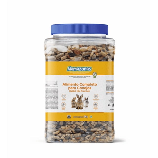 Alimento para Conejo Rabbit Gourmet Premium 1Kg Alamazonas