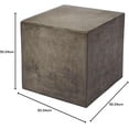 thumbnail image 2 of Dimond Home 157-008 Table Cube en Béton, 20" x 20" x 20"'), 2 of 2