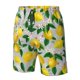 thumbnail image 4 of Balery Lemon Seamless Pattern Oil Painting Effect Traje de Baño Estilo Hawaiano para Hombre, Shorts de Secado Rápido con Bolsillos-X-Large, 4 of 6