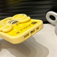 thumbnail image 6 of Yellow Bee Phone Case Compatible with iPhone 12 Pro, Cute 3D Korea Dopamine Cartoon Bee Case with Bee Wings Folding Stand Shockproof Silicone Soft Case-02, 6 of 12