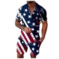 thumbnail image 4 of Playeras De Hombre Camisa A Cuadros Para Hombre, Camisa Con Solapa Y Botones, Estampados Gráficos Degradados, Camiseta De Manga Corta Con Estampado Urbano Para Exteriores, 4 of 4