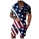 thumbnail image 4 of Playeras De Hombre Camisa A Cuadros Para Hombre, Camisa Con Solapa Y Botones, Estampados Gráficos Degradados, Camiseta De Manga Corta Con Estampado Urbano Para Exteriores, 4 of 4