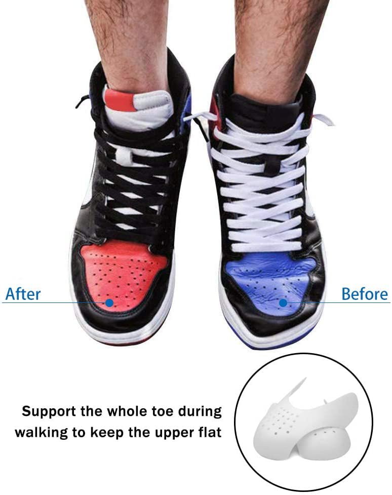 Toe Box Crease Preventers Mens UK 7-12.5/EU 40-47 3 Pairs Shoes Shields Protector Sneaker Shoe Shields 