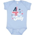 thumbnail image 3 of Inktastic 4th of July with Striped Stars Boys or Girls Baby Bodysuit, 3 of 5