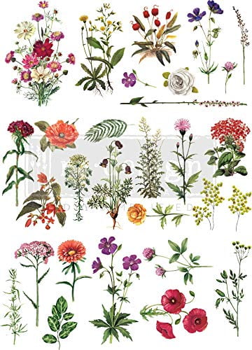 PRIMA MARKETING INC Redesign Transfer COL, Floral Collection 22"X32"