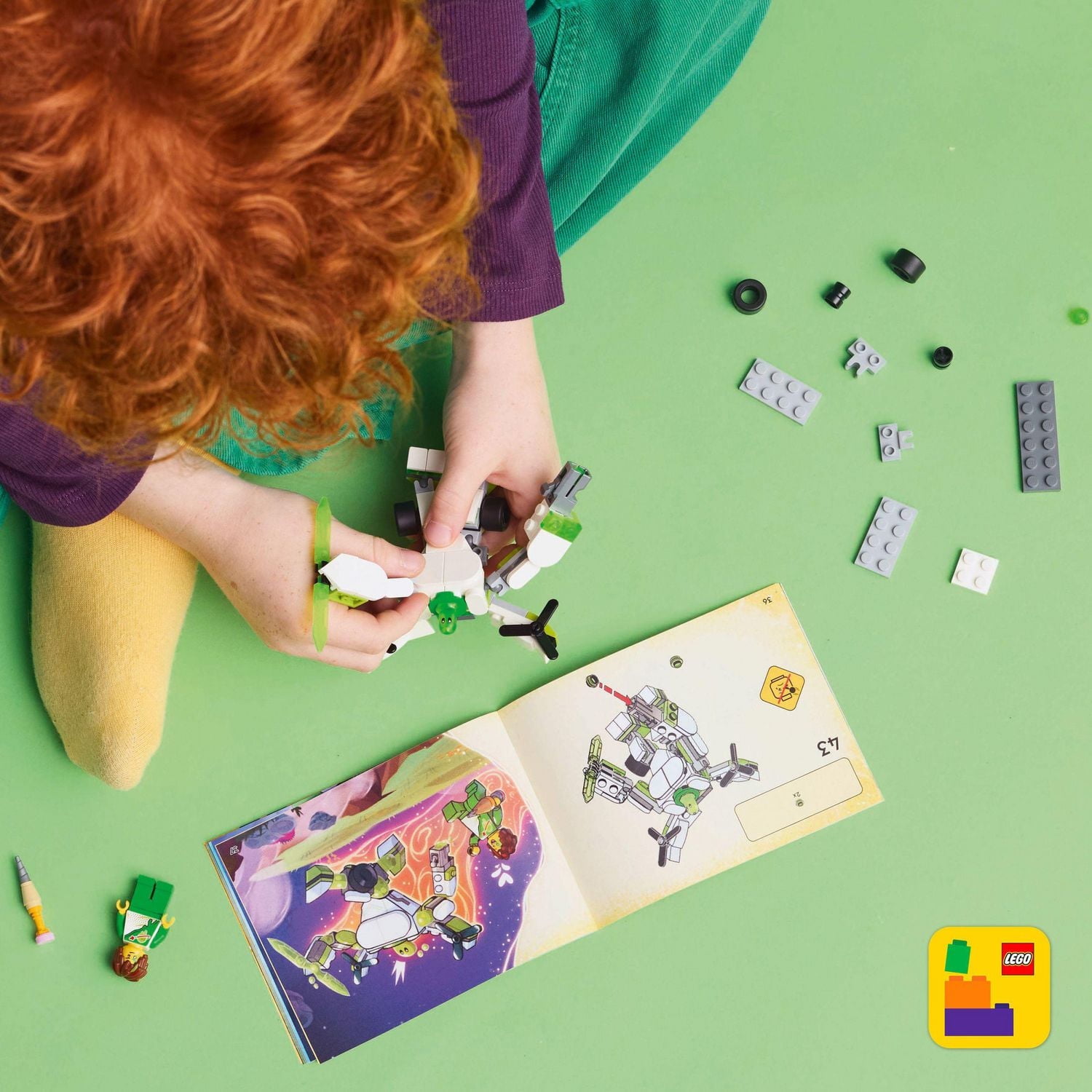 LEGO DREAMZzz Z-Blob's Robot and Vehicle Adventures Robot Toy Building Kit - Mech Suit Set for Kids, Boys and Girls, Ages 7+ - 19 Rebuild Options for Pretend Play - Gift Idea for Birthday - 71487, Includes 121 Pieces, Ages 7+