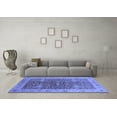 thumbnail image 3 of Ahgly Company Indoor Rectangle Oriental Blue Industrial Area Rugs, 2' x 4', 3 of 4