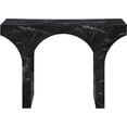 thumbnail image 4 of Meridian Furniture Pomezia Black Marble Finish Console Table, 4 of 8