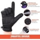 thumbnail image 4 of Guantes MTB cálidos, resistentes al viento y antideslizantes con función de pantalla táctil, 4 of 5