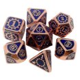 thumbnail image 3 of de Dados de Metal de 7 Piezas de Dados D&D de Metal Poliédrico Aleación de Zinc con para DN Yotijar Lote de dados poliédricos, 3 of 7
